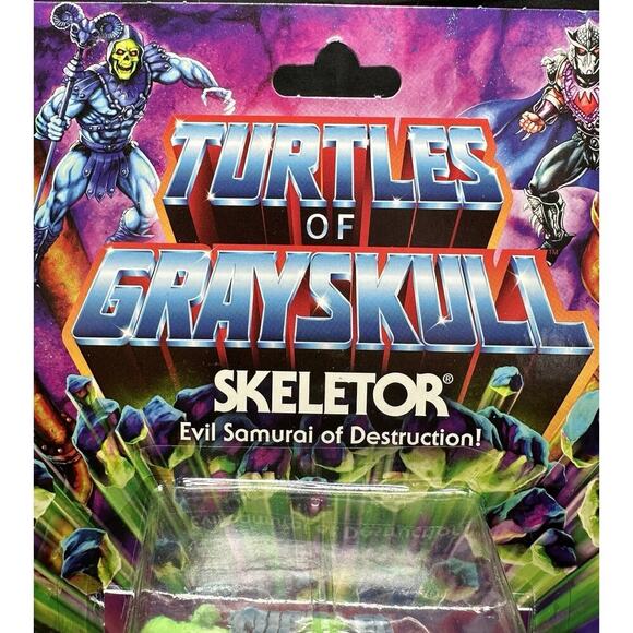 MOTU Masters of the Universe Origins Turtles of Grayskull Skeletor TMNT New - Picture 2 of 6